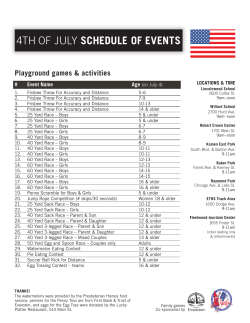 4th of july schedule of events