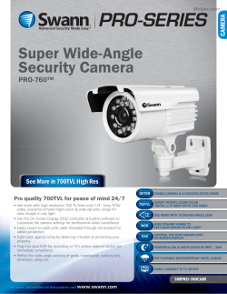 Super Wide-Angle Security Camera