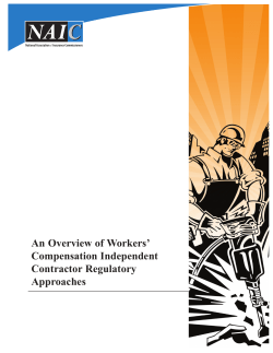An Overview of Workers` Compensation Independent Contractor