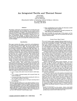 An Integrated Tactile and Thermal Sensor