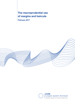 ESRB Report, The macroprudential use of margins and haircuts