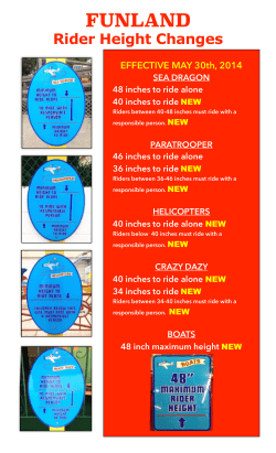 Rider Height Changes
