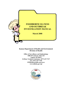 foodborne illness and outbreak investigation manual