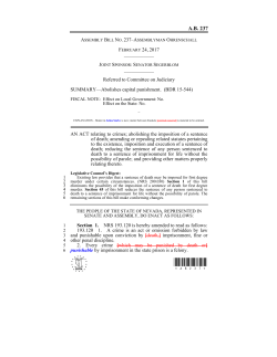 As Introduced - Nevada Legislature