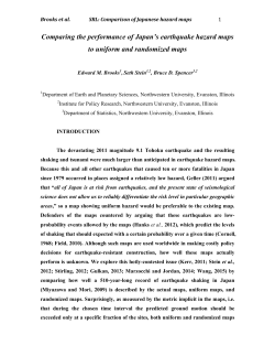 Comparing the performance of Japan`s earthquake hazard maps to