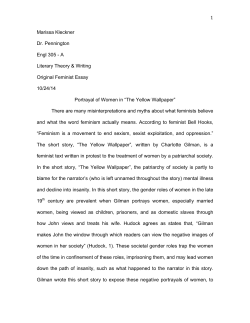 Original Draft: Feminist Essay