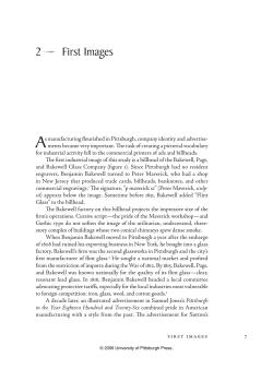 Read a selection from this book - University of Pittsburgh Press