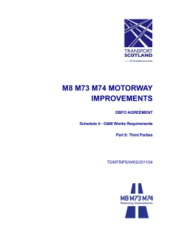 M8 M73 M74 MOTORWAY IMPROVEMENTS