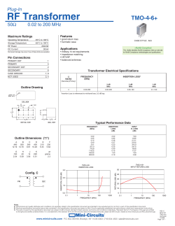 Data Sheet - Mini Circuits