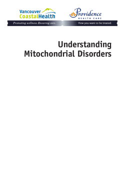 Understanding Mitochondrial Disorders