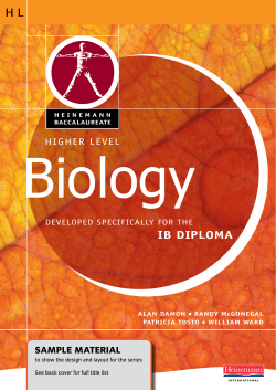 ib diploma - Pearson Schools and FE Colleges