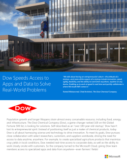 Dow Speeds Access to Apps and Data to Solve Real