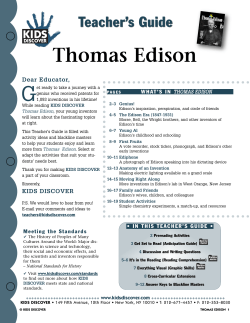 KD Thomas Edison - New Haven Science