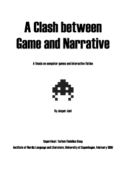 A clash between game and narrative