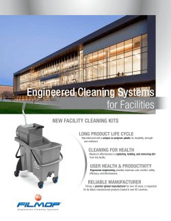 Facility Cleaning Kits