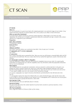 CT SCAN - PRP Diagnostic Imaging