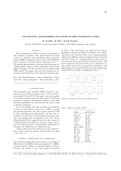 689 CONVECTION, ATMOSPHERES AND WINDS OF RED