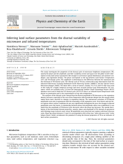 Inferring land surface parameters from the diurnal variability of