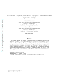 Hermite and Laguerre $\ beta $-ensembles: asymptotic corrections
