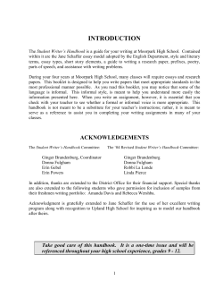 introduction - English II CP Overview