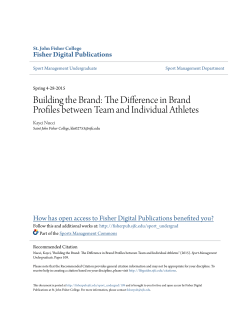 The Difference in Brand Profiles between Team and Individual