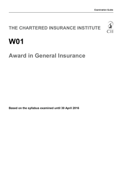 Award in General Insurance
