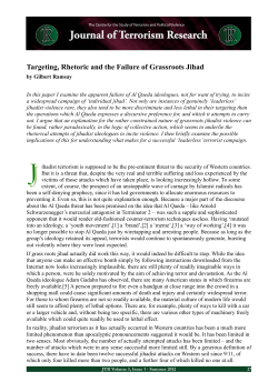 Targeting, Rhetoric and the Failure of Grassroots Jihad