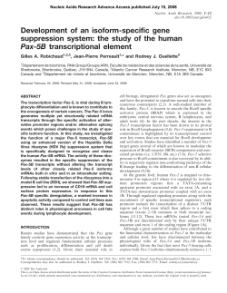 Development of an isoform-specific gene suppression system: the