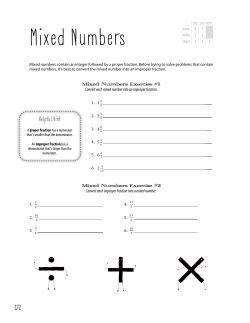 Mixed Numbers
