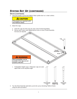 Excerpt from full StageTek manual