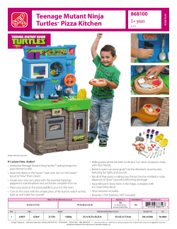Teenage Mutant Ninja Turtles&trade; Pizza Kitchen