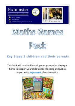 KS2 Maths Games - Exminster Primary School