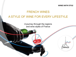 Wine styles - Vins de France