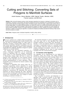 converting sets of polygons to manifold surfaces