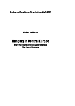Hungary in Central Europe