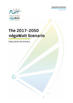 Negawatt Scenario 2017-2050