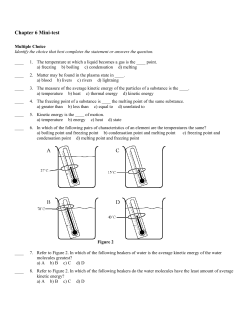 Chapter 6 Mini-test