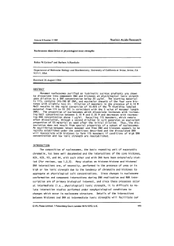 Monomer nucleosomes purified on isokinetic sucrose gradients are