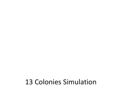 13 Colonies Simulation - High Plains Elementary