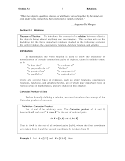 Section 3.1 Relations