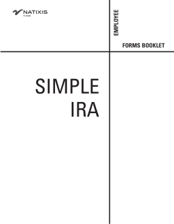 FORMS BOOKLET EMPLO Y EE - Natixis Global Asset Management