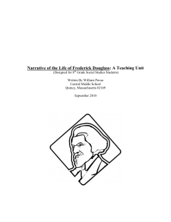 Narrative of the Life of Frederick Douglass