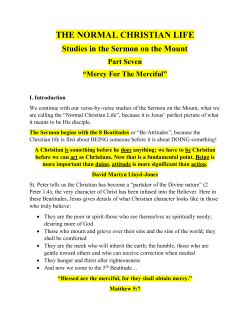 Sermon Notes