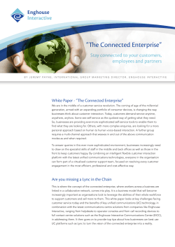 The Connected Enterprise