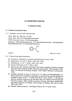 N,N-Dimethylaniline - IARC Monographs on the Evaluation of