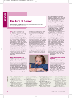 The Lure of Horror