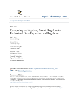 Computing and Applying Atomic Regulons to Understand Gene