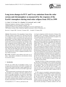 Long term changes in EUV and X-ray emissions from the solar