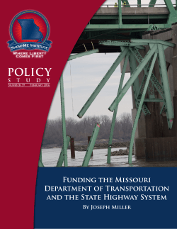 Funding MoDOT- Miller - Show
