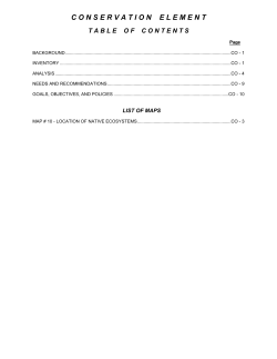 T A B L E O F C O N T E N T S